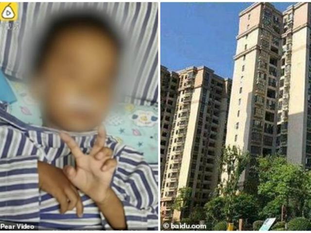 Phi thường - kỳ quặc - Bé trai ngã từ tầng 18 xuống đất và cái kết "thần kỳ"