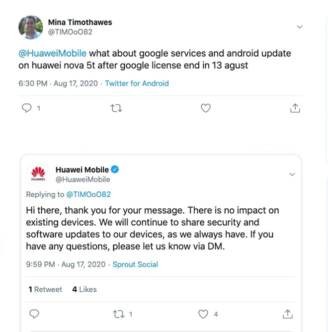 Huawei trấn an khách hàng, Google phản ứng sao? - 2