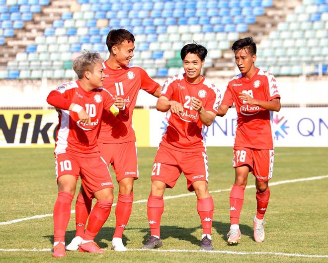 Màn ăn mừng của CLB TP.HCM ở V-League