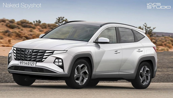 Hyundai Tucson thế hệ mới lột xác toàn diện qua bản dựng đồ họa - 5
