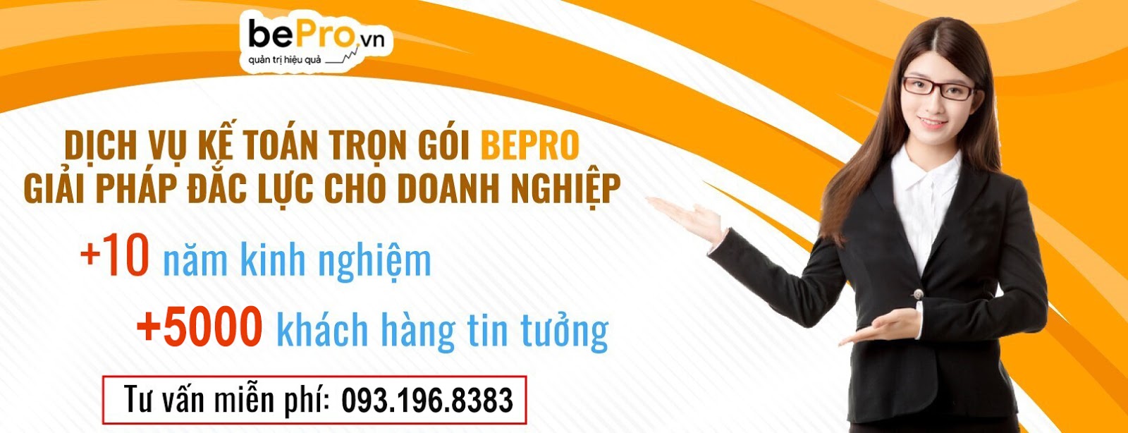 Dịch vụ kế toán trọn gói tại BePro.vn 