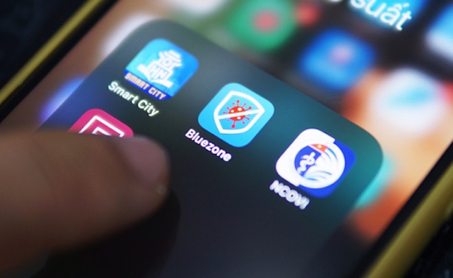 Ứng dụng Bluezone có sẵn trên App Store dành cho iOS và Google Play dành cho Android.