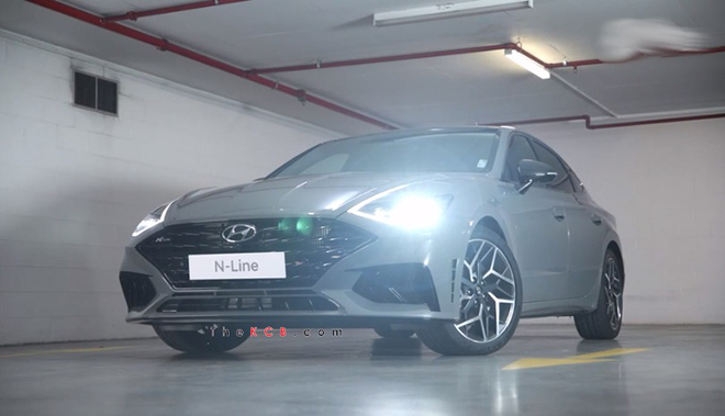 Hyundai Sonata N-Line 2021 lộ diện qua clip rò rỉ - 1