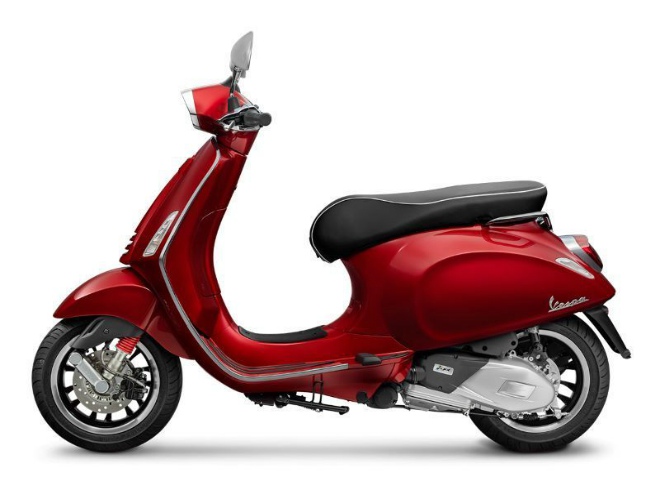 2020 Vespa Sprint 150 i-Get ABS bản đỏ mận, đẹp mặn mà - 4