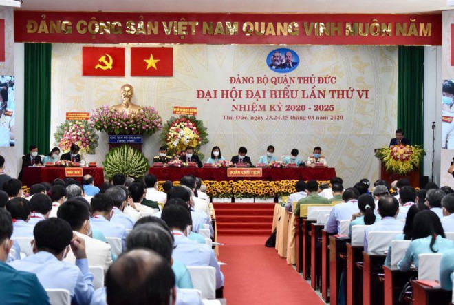 Đại hội Đại biểu Đảng bộ quận Thủ Đức lần thứ VI nhiệm kỳ 2020-2025