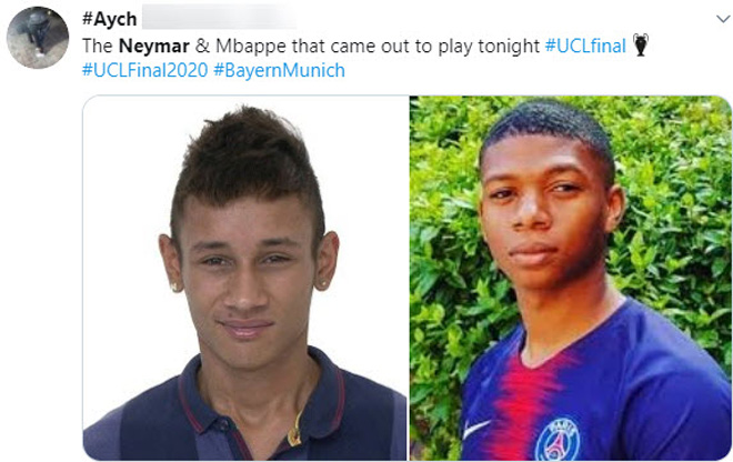 Neymar - Mbappe đá chung kết Cúp C1 quá tệ: Hóa "anh hề" trên mạng xã hội - 3