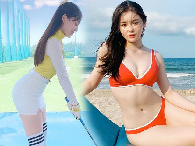 Bạn trẻ - Cuộc sống - Chỉ chơi golf, ba cô gái cũng gây chú ý vì quá xinh