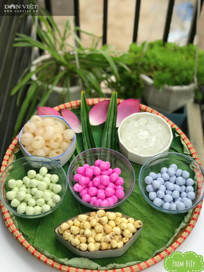 Nguyên liệu nấu chè sen long nhãn đẹp lung linh