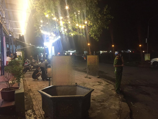 Cảnh sát có mặt tại hiện trường
