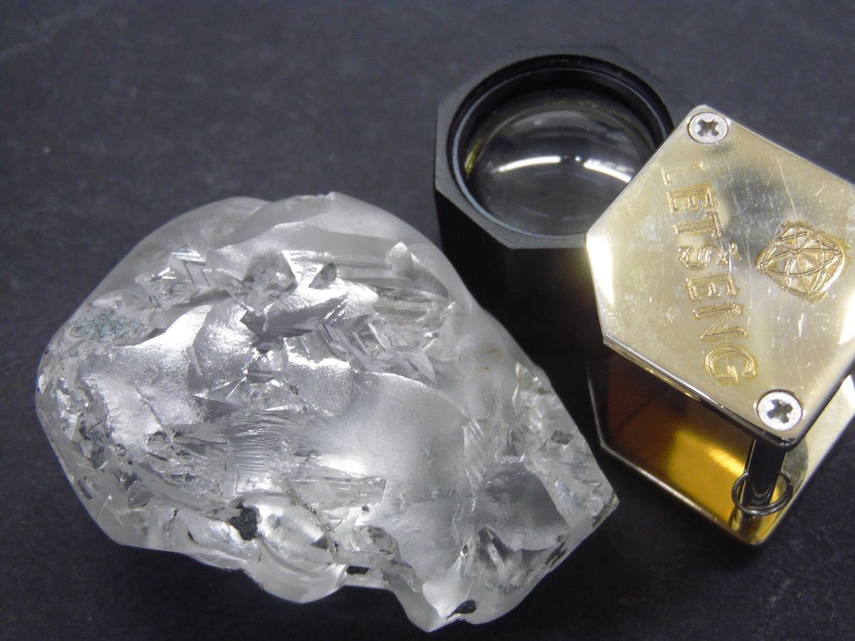 Với kích cỡ và chất lượng, viên kim cương này có thể có mức giá hàng đầu thế giới (Nguồn: Bloomberg)