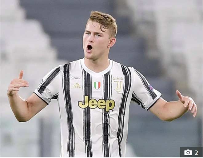 Chỉ có Lukaku và Dybala được định giá cao hơn trung vệ De Ligt của Juventus (63 triệu bảng) hiện tại ở Serie A