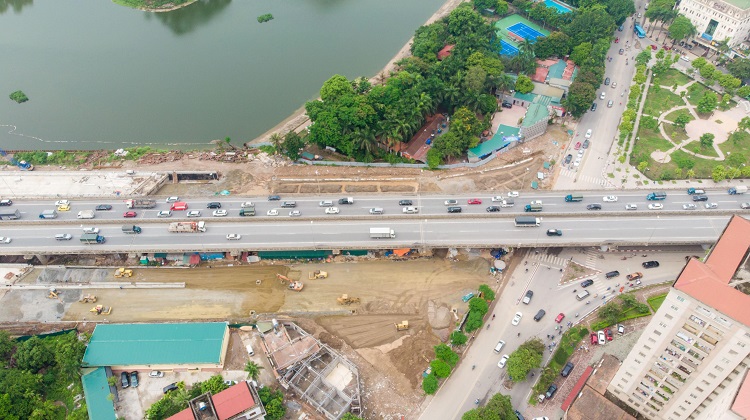 Toàn cảnh dự án hai cây cầu trị giá 340 tỷ đồng bắc qua hồ Linh Đàm - 6