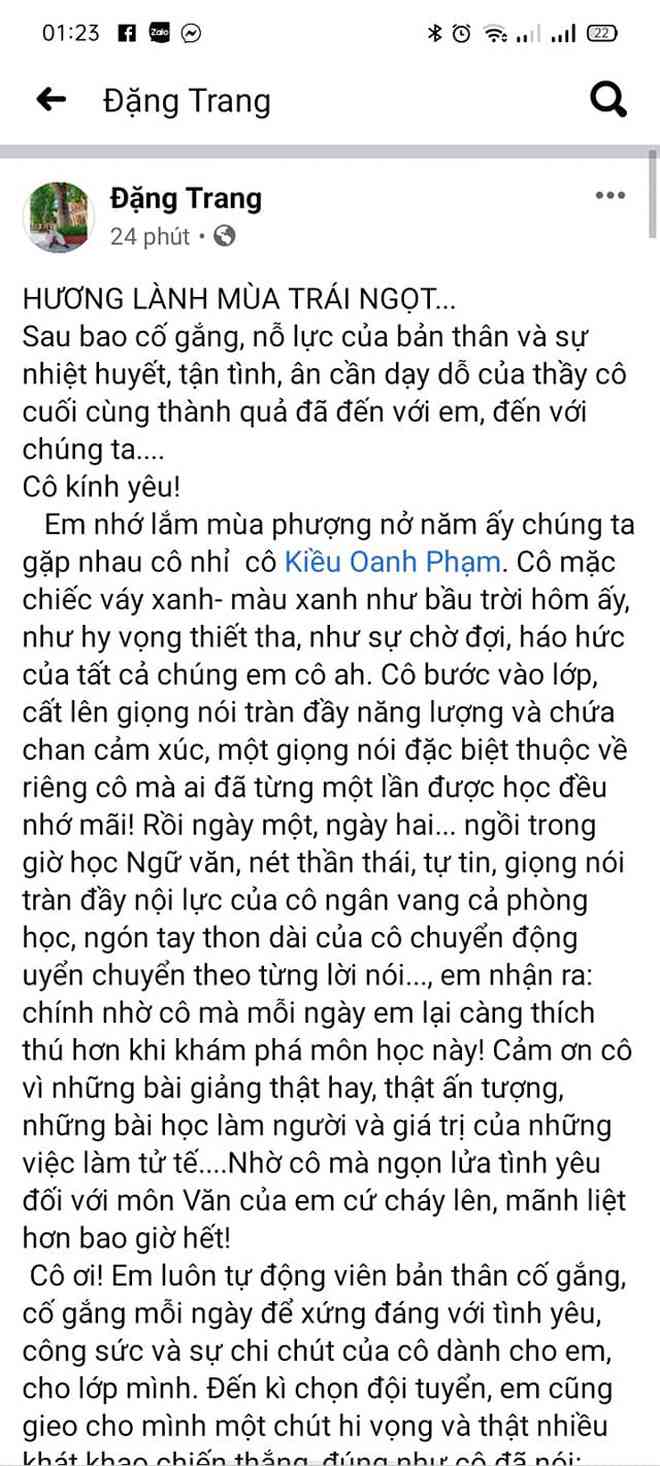 Nữ sinh đạt 10 điểm Văn tốt nghiệp THPT: Tổng kết 9,9, đi học chưa bao giờ điểm dưới 9,5 - 1