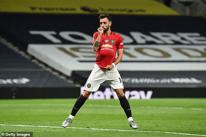 Bruno Fernandes là tân binh chơi ấn tượng nhất MU mùa giải vừa qua