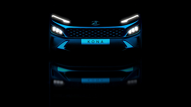 Hyundai Kona 2021 lộ thiết kế, có thêm bản hiệu suất cao - 1