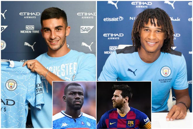 Sau Ferran Torres và Nathan Ake, Man City sẽ chiêu mộ Koulibaly hay... Messi?