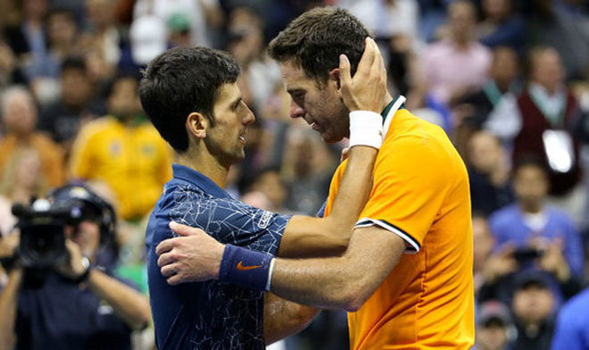 Djokovic đánh giá rất cao tài năng của Del Potro