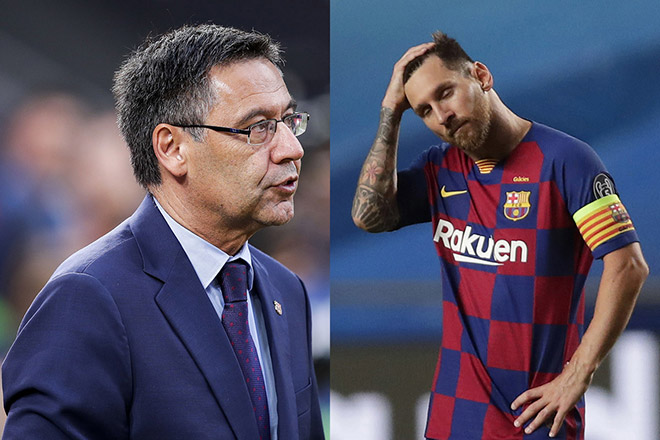 Messi mâu thuẫn cực lớn với chủ tịch Bartomeu