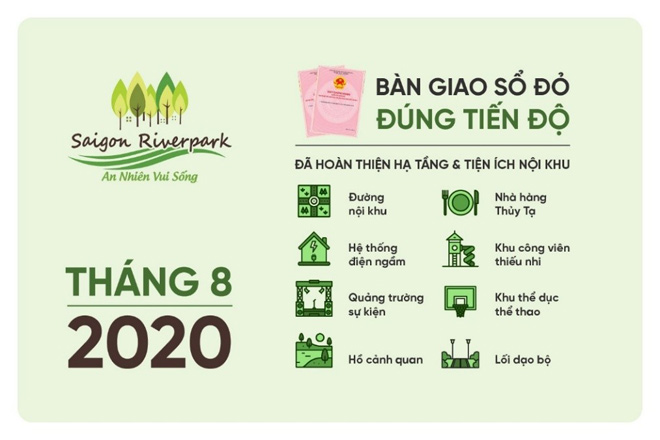 Nhà phố vườn ven sông Saigon Riverpark ra sổ đỏ đúng tiến độ - 3