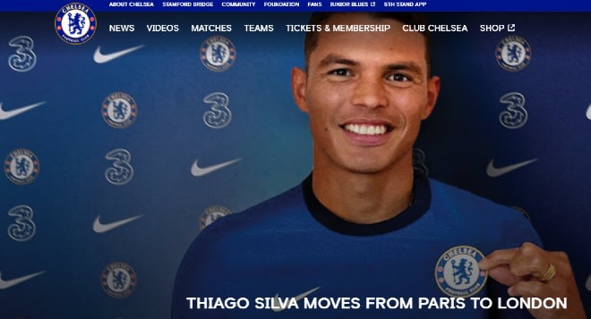 Thiago Silva cập bến Chelsea