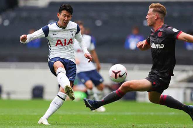 Son Heung Min góp một bàn trong trận thắng 4-1 của Tottenham
