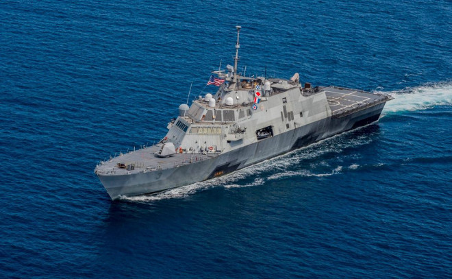 Tàu chiến đấu ven biển LCS. Ảnh: Hải quân Mỹ