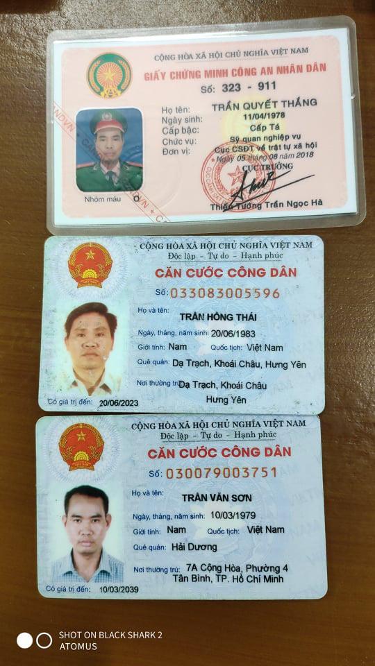 Giấy tờ giả mà các đối tượng sử dụng