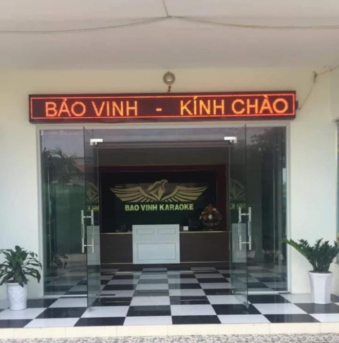 Quán karaoke Bảo Vinh.