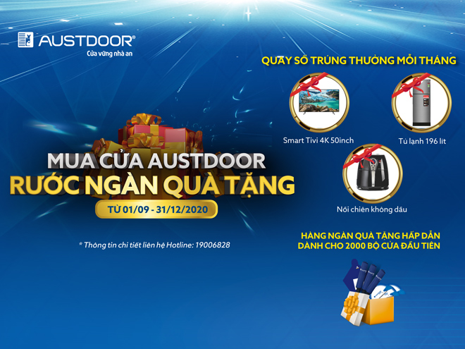 Lắp cửa Austdoor nhận quà siêu hấp dẫn - 1