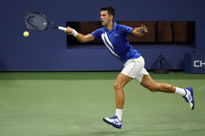 Djokovic ghi danh vào vòng 2 US Open sau khi đánh bại&nbsp;Dzumhur