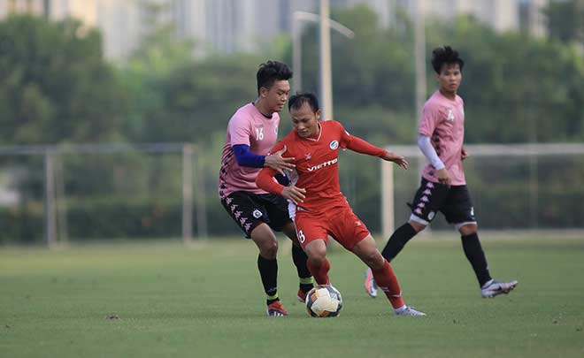 Hà Nội FC đấu Viettel: Văn Hậu tái xuất, bất ngờ cú đúp Thành Chung - 10