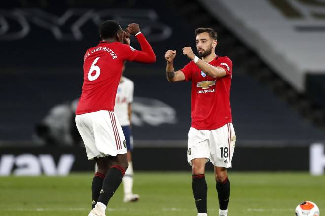 MU có Pogba và Bruno Fernandes chơi tốt ở khu trung tuyến