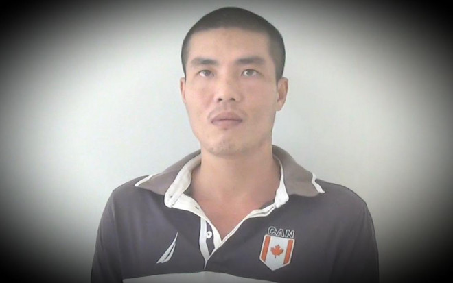 Trương Văn Đồng tại Cơ quan CSĐT Công an huyện An Biên. Ảnh: Hiền Đệ