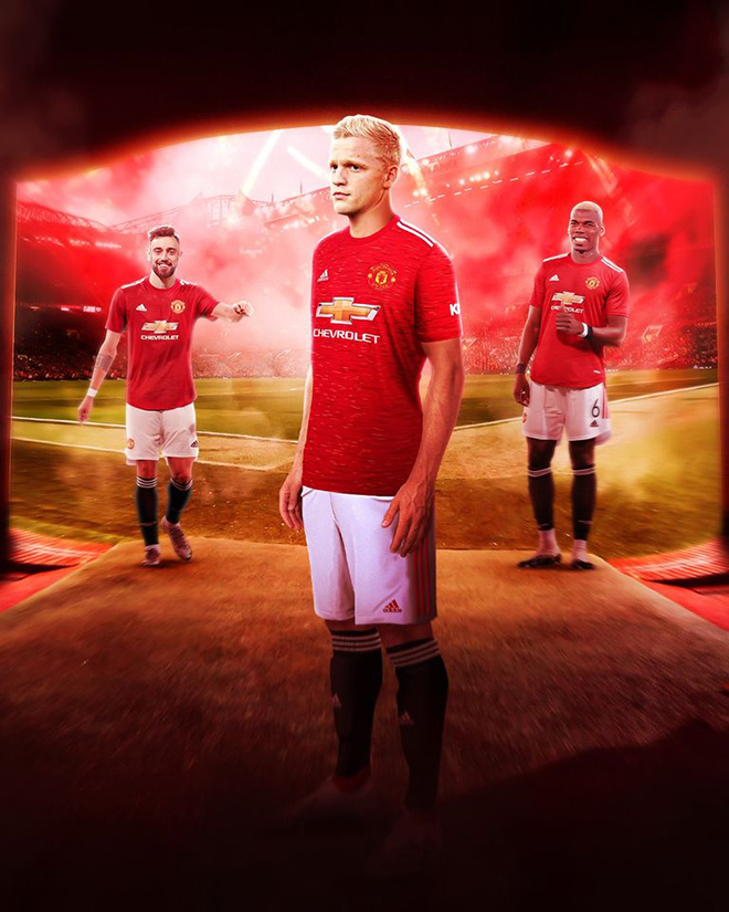 Van De Beek chính thức gia nhập MU để cùng Bruno và Pogba "gánh" team.