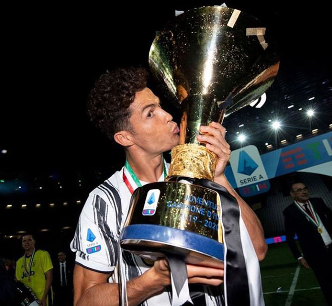 Ronaldo hướng đến chức vô địch Serie A thứ 3 liên tiếp trong màu áo Juventus