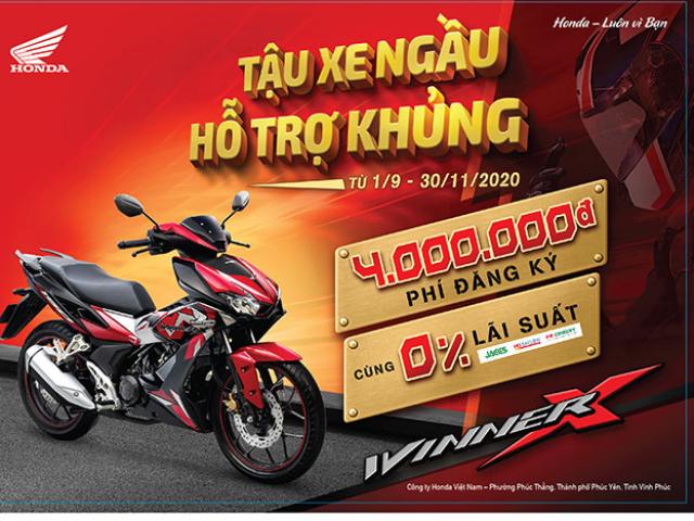 Xe máy - Xe đạp - Cơ hội cuối cùng “Tậu xe ngầu – Hỗ trợ khủng” cùng Honda WINNER X
