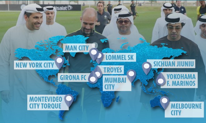 City Football Group - công ty mẹ của Man City vươn "vòi bạch tuộc" khắp thế giới khi sở hữu 10 CLB bóng đá