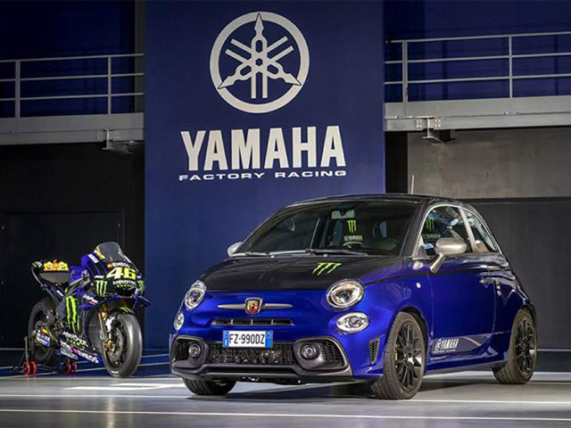 Ô tô - Trình làng xe ô tô Abarth 595 Monster Energy lấy cảm hứng từ Yamaha YZR-M1: Giá 1.5 tỷ