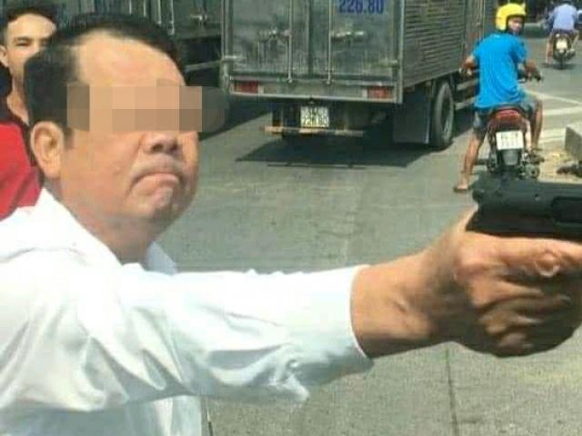 Xác minh người đàn ông cầm vật giống súng đe doạ tài xế xe tải ở Bắc Ninh