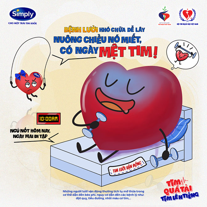 Bộ tranh “Tim quá tải – tim lên tiếng” cảnh báo các nguy cơ bệnh tim mạch - 7
