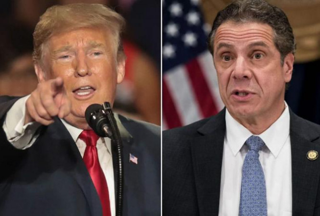 Tổng thống Donald Trump và Thống đốc bang New York Andrew Cuomo