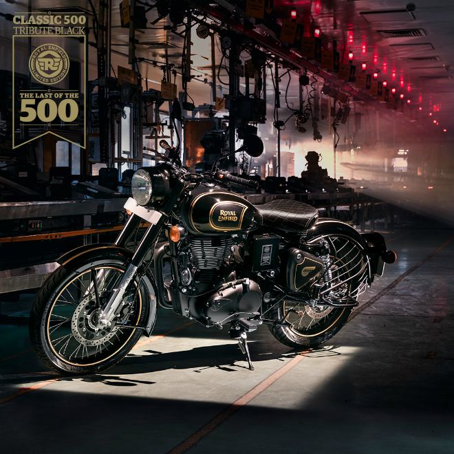 Tuyệt đẹp Royal Enfield Classic 500 Tribute Black Edition mới cứng - 2