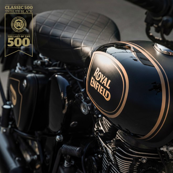Tuyệt đẹp Royal Enfield Classic 500 Tribute Black Edition mới cứng - 3
