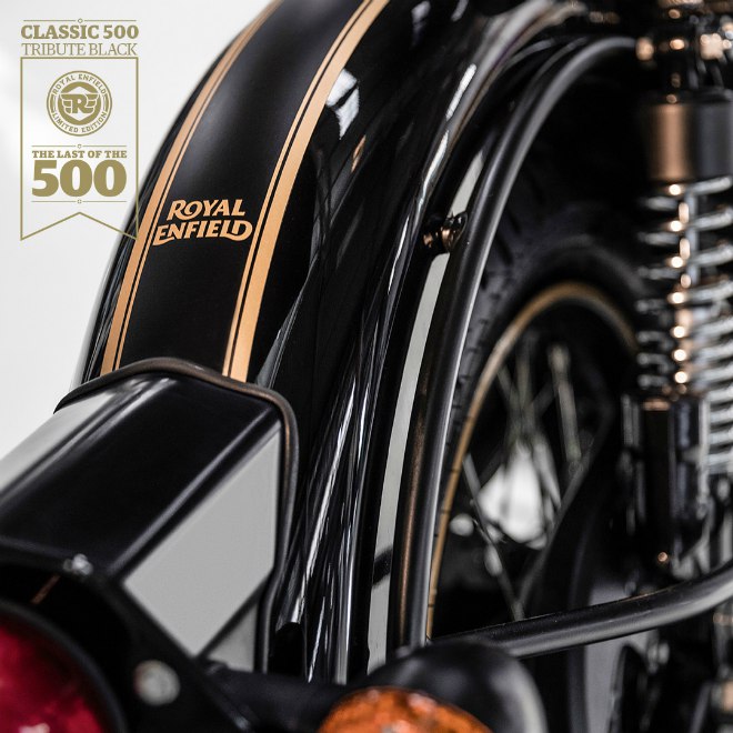 Tuyệt đẹp Royal Enfield Classic 500 Tribute Black Edition mới cứng - 6