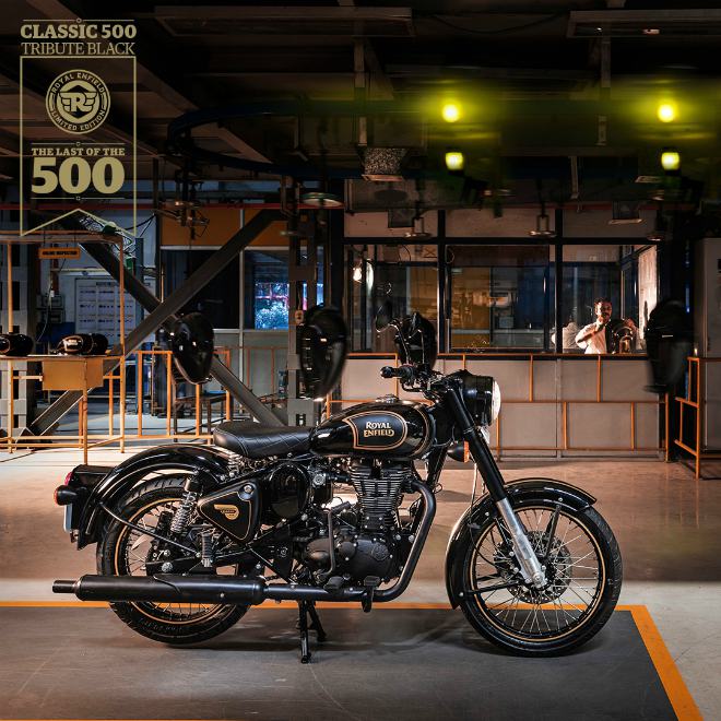 Tuyệt đẹp Royal Enfield Classic 500 Tribute Black Edition mới cứng - 7