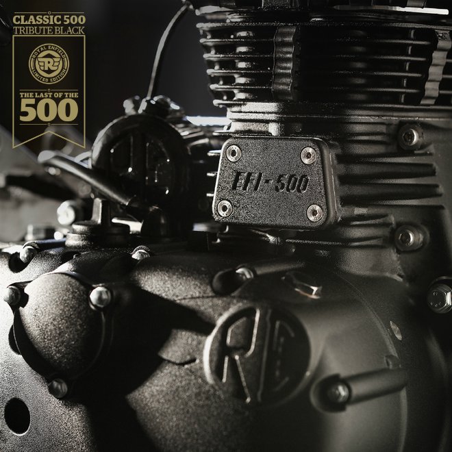 Tuyệt đẹp Royal Enfield Classic 500 Tribute Black Edition mới cứng - 9
