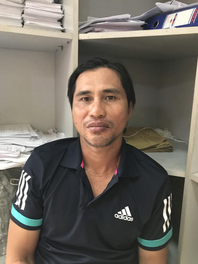 Phạm Phong Phú lúc mới bị bắt