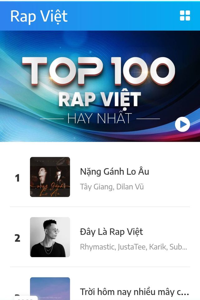 Ca khúc mùa Vu Lan của Tây Giang và Dilan Vũ dẫn đầu bảng xếp hạng Rap Việt - 2