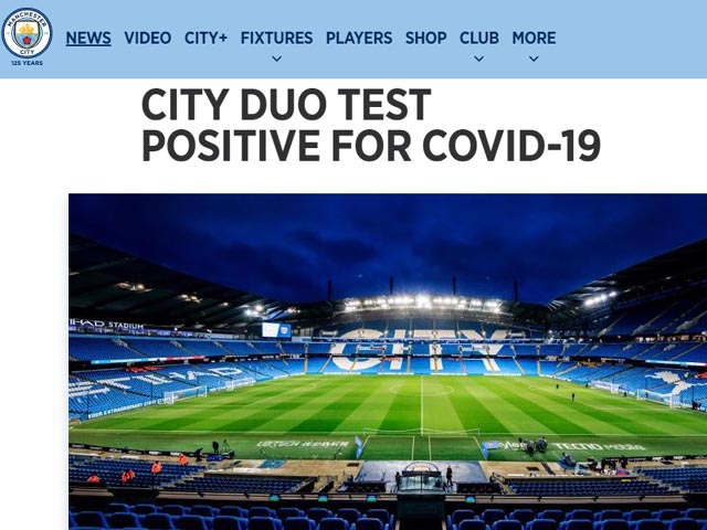 Man City xác nhận 2 SAO nhiễm Covid-19, thiệt quân trước thềm Ngoại hạng Anh - 1