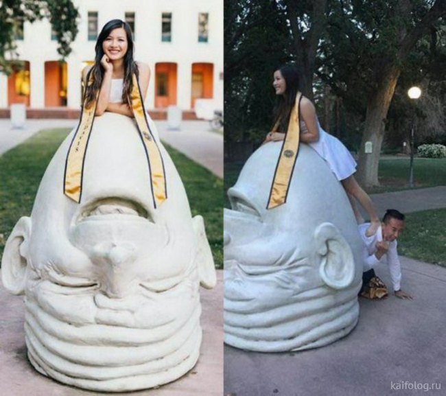 Cứ ngỡ chân em dài lắm cơ, nào ngờ lại thêm cả một cái lưng.
